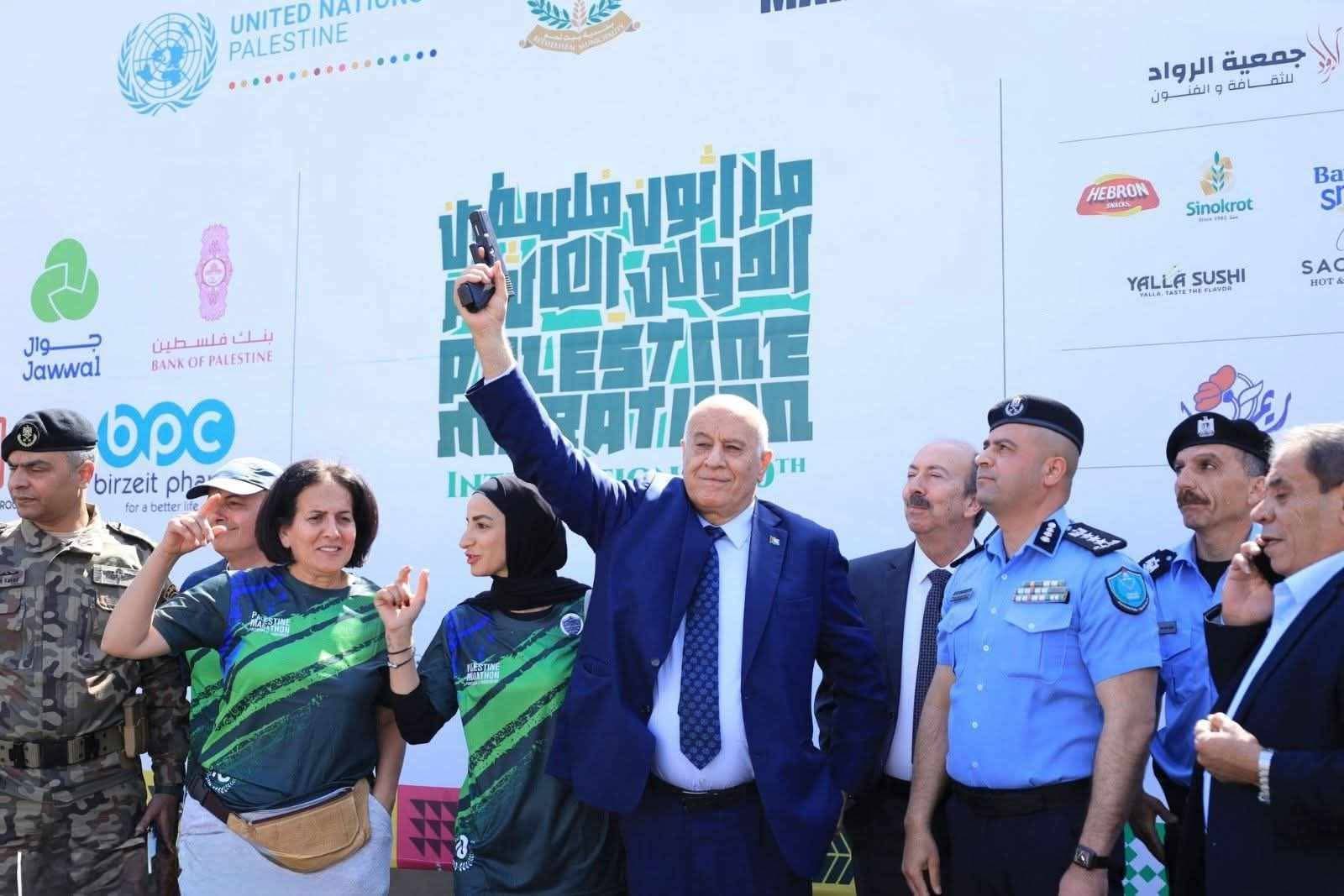 تتويج الفائزين في ماراثون فلسطين الدولي في بيت لحم