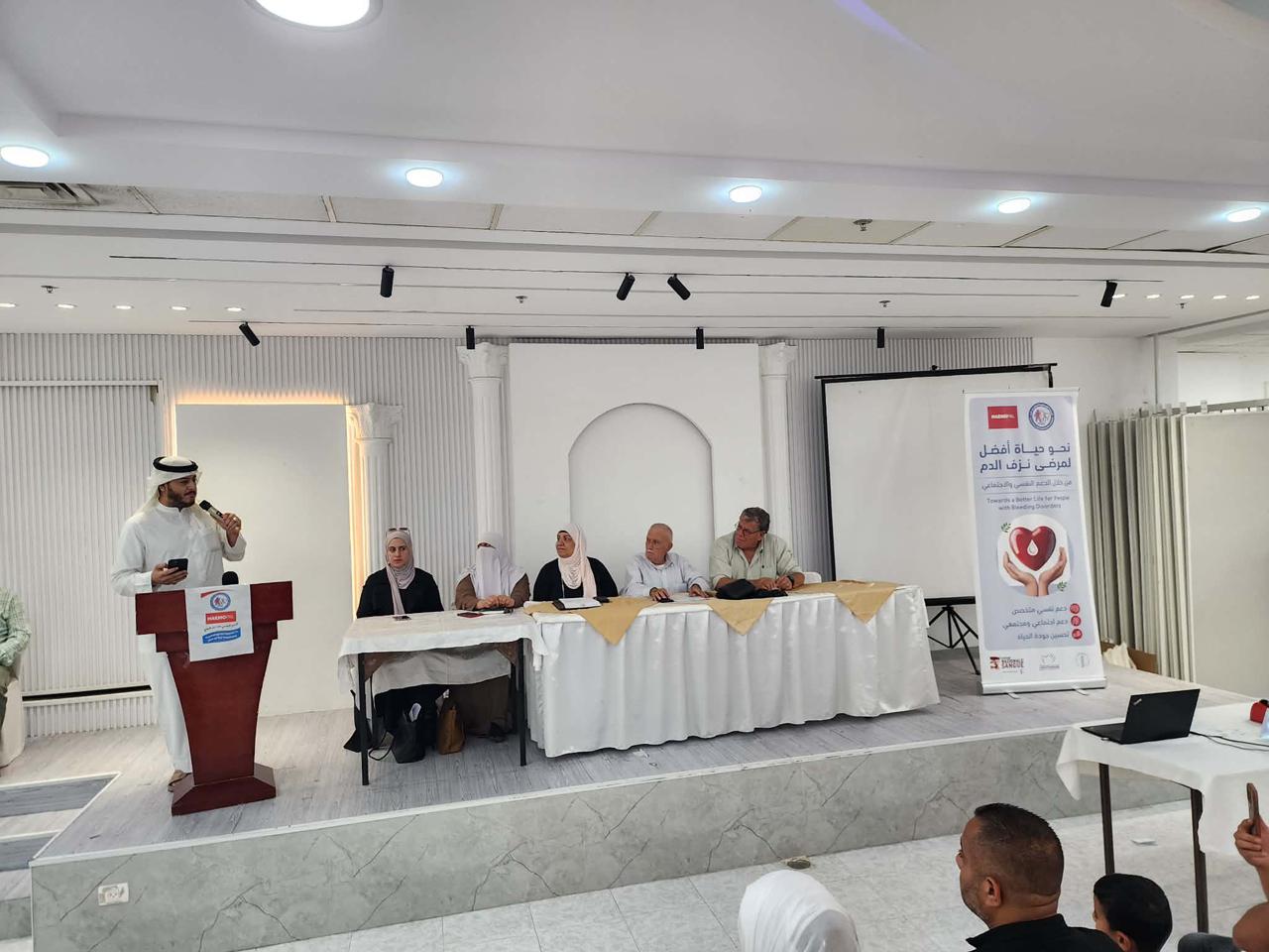 جمعية أمراض نزف الدم تختتم جولتها التوعوية في الخليل