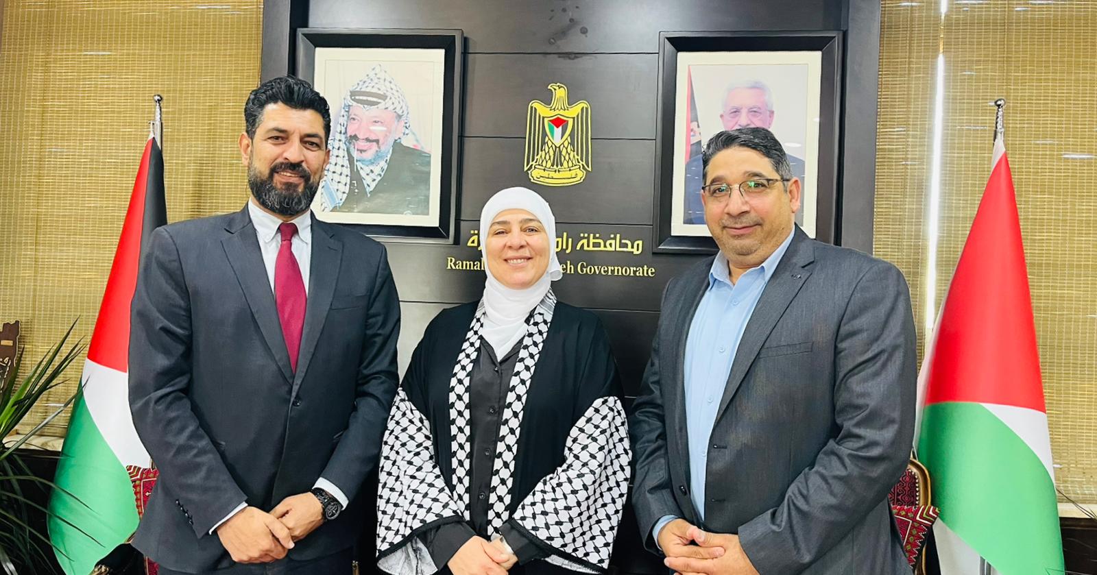 غنام تستقبل إدارة "نوفوس وأرض الإخبارية" وتؤكد أهمية الإعلام الفلسطيني في مواجهة رواية الاحتلال