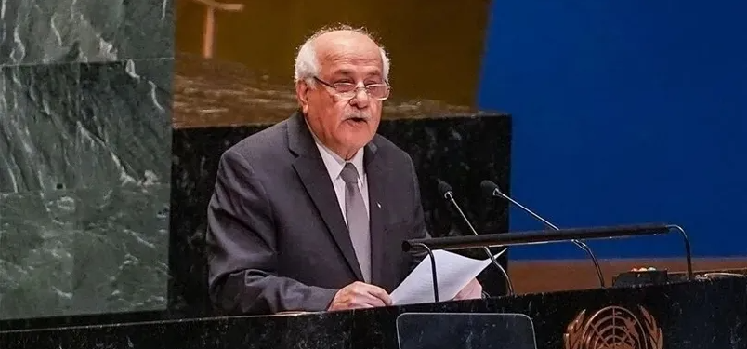 منصور يدعو المجتمع الدولي إلى تعزيز دعمه السياسي والمالي "للأونروا"﻿