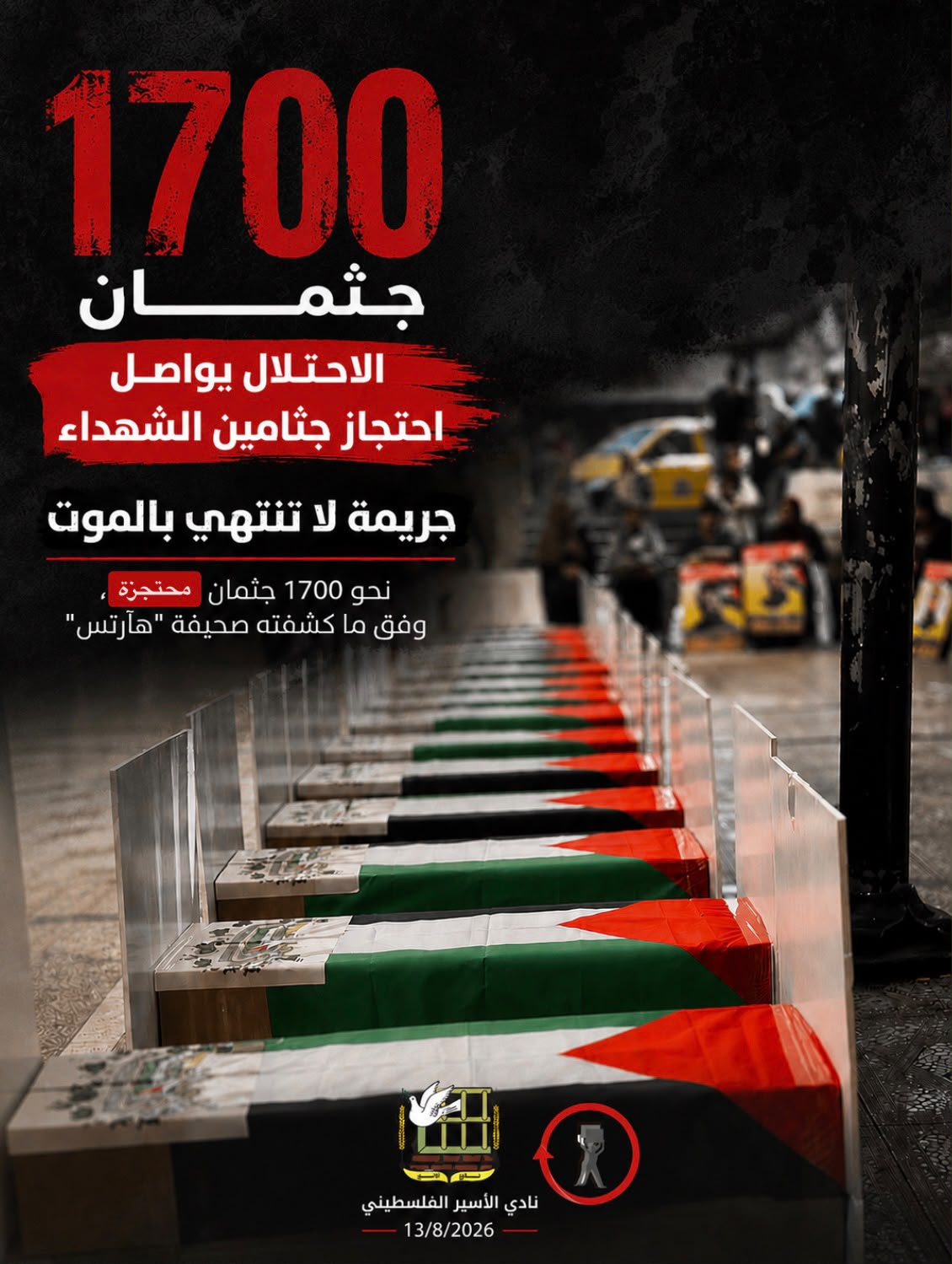 جريمة الإبادة لا تتوقف عند قتل الفلسطيني، بل تمتد إلى ما بعد الموت
