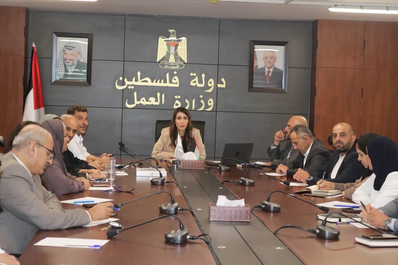 وزيرة العمل: شراكة فاعلة مع نقابة العاملين في التدريب بفلسطين لتطوير منظومة التدريب المهني ومواكبة الذكاء الاصطناعي والتطور التكنولوجي. 