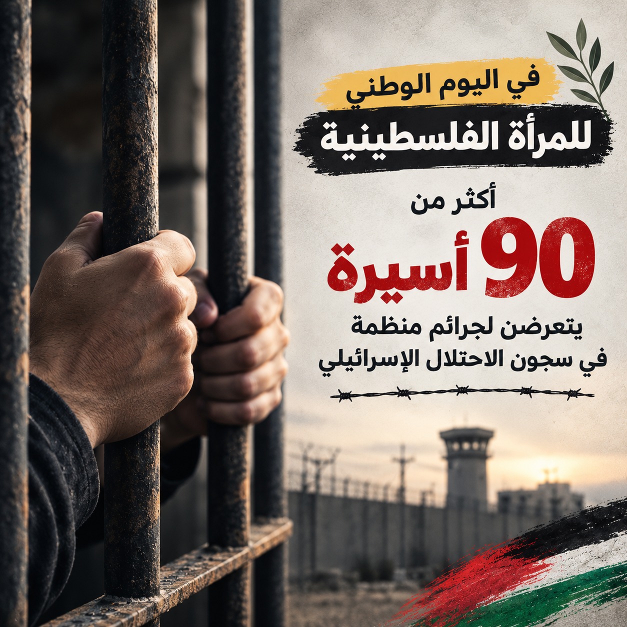 90 أسيرة يواجهن منظومة من الجرائم المنظمة والممنهجة في سجون الاحتلال 